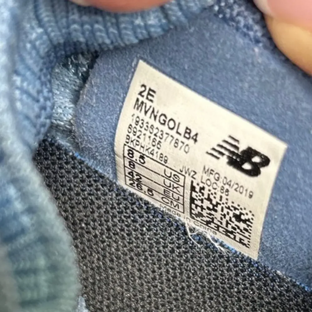 New Balance Fresh Foam Vongo V4 Mens 8.5 Running Shoes Chambray Blue MVNGOBV4